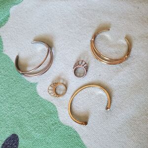 BCBGeneration And Covet Bundle Of Bracelets And Rings